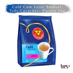CAFE C/LEITE 3 CORAC PCT 1KG