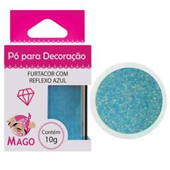 PO P/ DECORA FURTACOR REFLEXO AZUL 10G