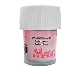 PO P/DECORA FURTACOR REFLE ROSA 10G