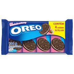 BISC OREO MORANGO ORIGINAL 4X36G