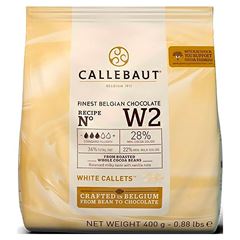 CHOC BCO 28% CACAU W2 CALLEBAUT 400G