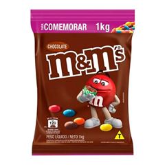 CHOCOLATE M&MS 1KG CHOCOLATE AO LEITE