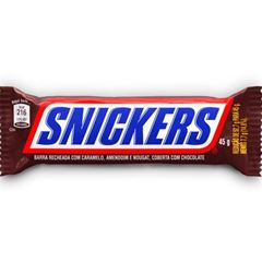 CHOC RECH C/CARAM SNICKERS BARRA 45G