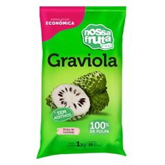 POLPA DE GRAVIOLA NOSSA FRUTA PCT 1KG