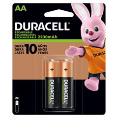 PILHA DURACELL RECARR AA C/2