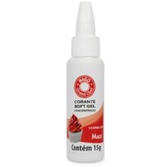 COR SOFT GEL VERMELHO MAGO 15G