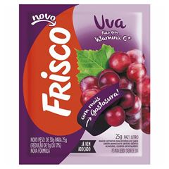 SUCO EM PO FRISCO SAB UVA 25G