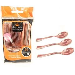 MINI COLHER ROSE LINHA PREMIUM PCT 20UN