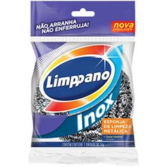 ESPONJA DE ACO INOX LIMPPANO 24X1 C/1UND