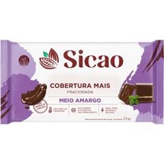 COBERTURA FRACIONADA MEIO AMARGO SICAO BARRA 2.1KG