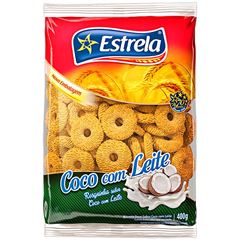 BISCOITO ROSQUINHA COCO COM LEITE ESTRELA 400G