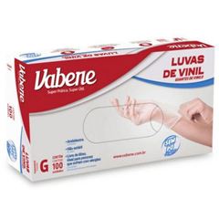 LUVA VINIL SEM PO TAMANHO GRANDE 100UN