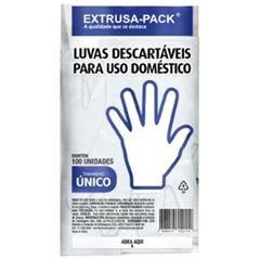 LUVA DESC POLIETILENO EXPK PCT 100UN