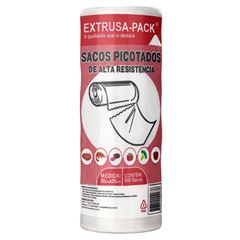 SACO PLÁSTICO PICOTADOS 20CMX28CM EXTRUSA