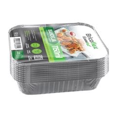 BANDEJA DE ALUMINIO 1150ML BRICOFLEX 1X100UN