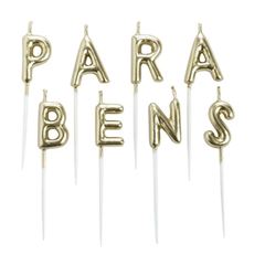 VELA PARABENS DOURADA SILVER C/8UN
