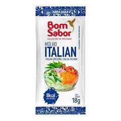 MOLHO PARA SALADA ITALIAN BOM SABOR SACHÊ CAIXA 120X18G