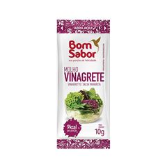 MOLHO PARA SALADA VINAGRETE BOM SABOR SACHÊ CAIXA 208X10G