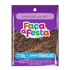 CONFEITO GRANULADO ESCURO LEKE 500G