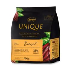 CHOCOLATE GOTAS LEITE 35% UNIQUE 400G