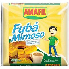 FUBÁ DE MILHO AMAFIL PACOTE 1KG