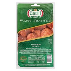 PEPPERONI FATIADO RESFRIADO CERATTI PACOTE 1KG