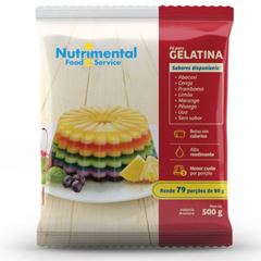 GELATINA CEREJA NUTRIMENTAL 10X500GM