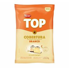 COBERTURA EM GOTA CHOCOLATE BRANCO TOP HARALD 400G