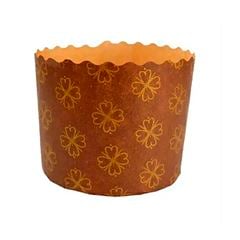 FORMA PANETONE 500G DECORADO FELIPLASTIC PACOTE 100UN