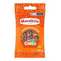CONFEITO FIGURA CONFETE MIL CORES 50G