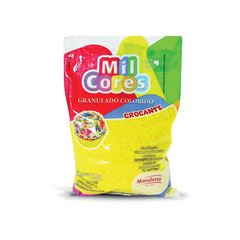 GRANULADO CROCANTE AMARELO AQUAR MIL CORES 500G