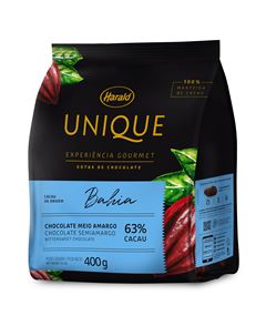 CHOCOLATE GOTAS BAHIA 63% UNIQUE 400G