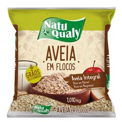 AVEIA EM FLOCOS NATUQUALY PACOTE 1.010KG