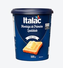 MANTEIGA RESFRIADA COM SAL ITALAC POTE 500G