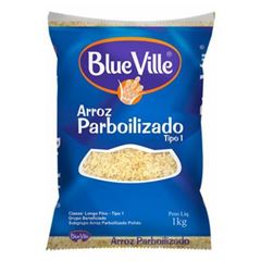 ARROZ PARBOILIZADO BLUE VILLE TP1 PACOTE 10X1KG