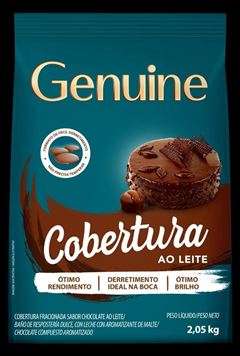 CHOCOLATE AO LEITE MOEDAS GENUINE PACOTE 2,05KG