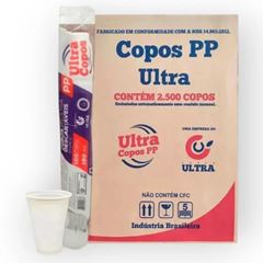 COPO DESC ULTRA PP BRANCO 180ML C/100UN