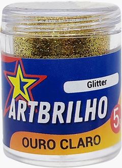 GLITTER OURO CLARO ART BRILHO 5G