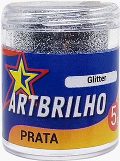 GLITTER PRATA ART BRILHO 5G