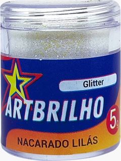 GLITTER NACARADO LILAS ART BRILHO 5G