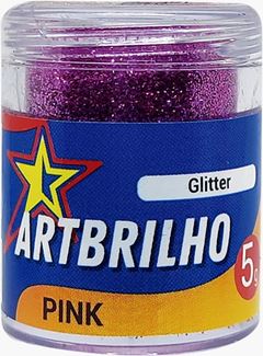 GLITTER PINK ART BRILHO 5G