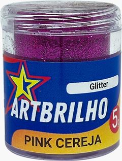 GLITTER PINK CEREJA ART BRILHO 5G