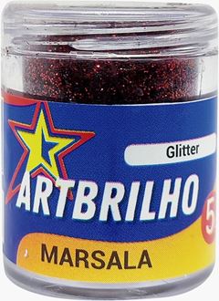 GLITTER MARSALA ART BRILHO 5G