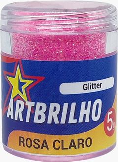 GLITTER ROSA CLARO ART BRILHO 5G