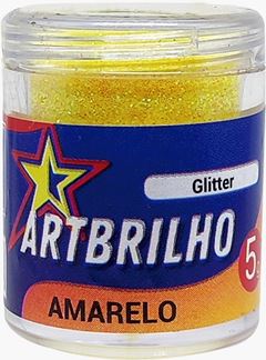 GLITTER AMARELO ART BRILHO 5G