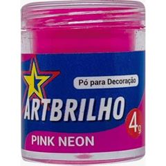 PO DECOR PINK  NEON ART BRILHO 12X4G