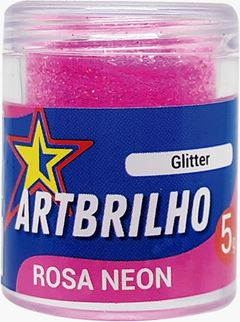 PO DECOR ROSA NEON ART BRILHO 12X4G