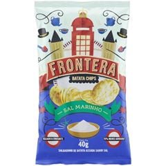 BATATA CHIPS ASSADA C/SAL FRONTEIRA 40G