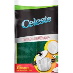 ESPONJA LOUCA ECONOMICA CELESTE 60X4UN