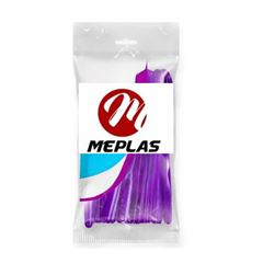 COLHER LONGA ROXA MEPLAS 50UN